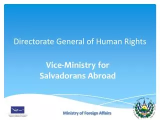 Directorate General of Human Rights