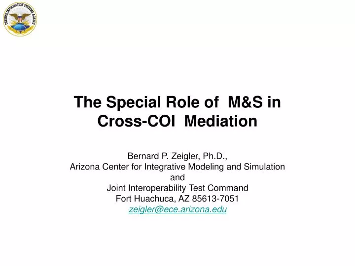 the special role of m s in cross coi mediation