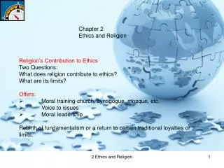 Chapter 2 Ethics and Religion
