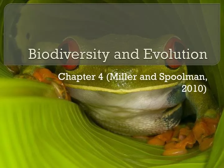 biodiversity and evolution