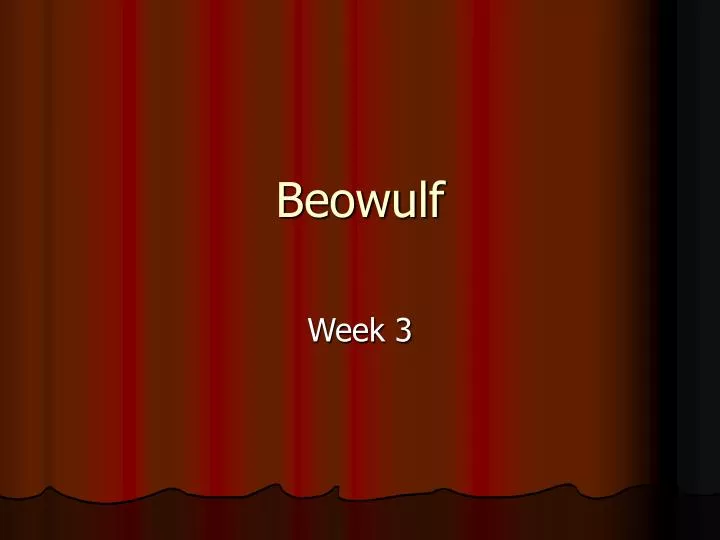 beowulf