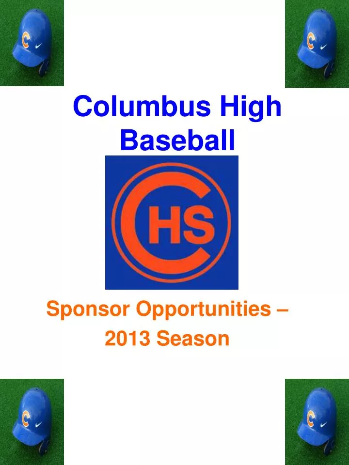 columbus high baseball