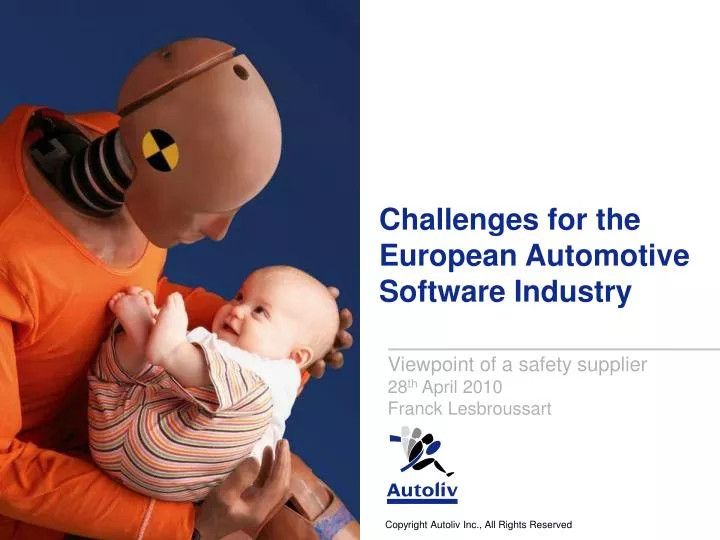 challenges for the european automotive software industry