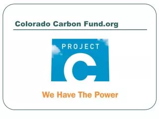 Colorado Carbon Fund.org