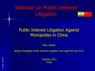 Seminar on Public Interest Litigation