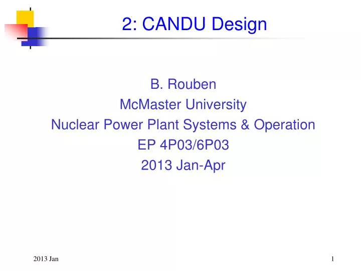 2 candu design