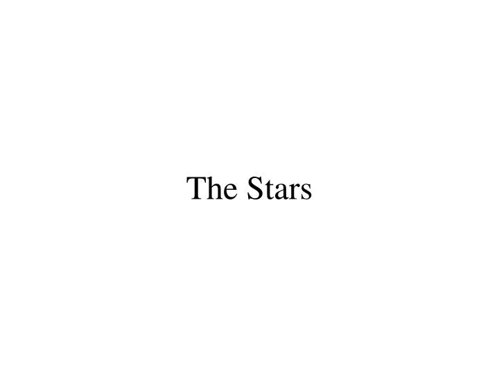 the stars