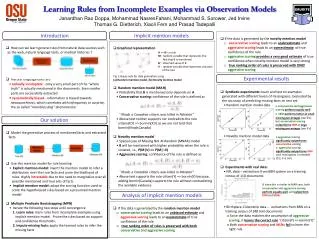 Learning Rules from Incomplete Examples via Observation Models