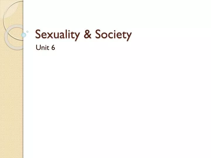 sexuality society