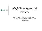 Night Background Notes - slide 1