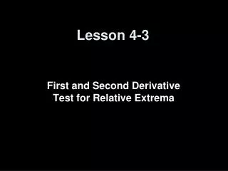 Lesson 4-3