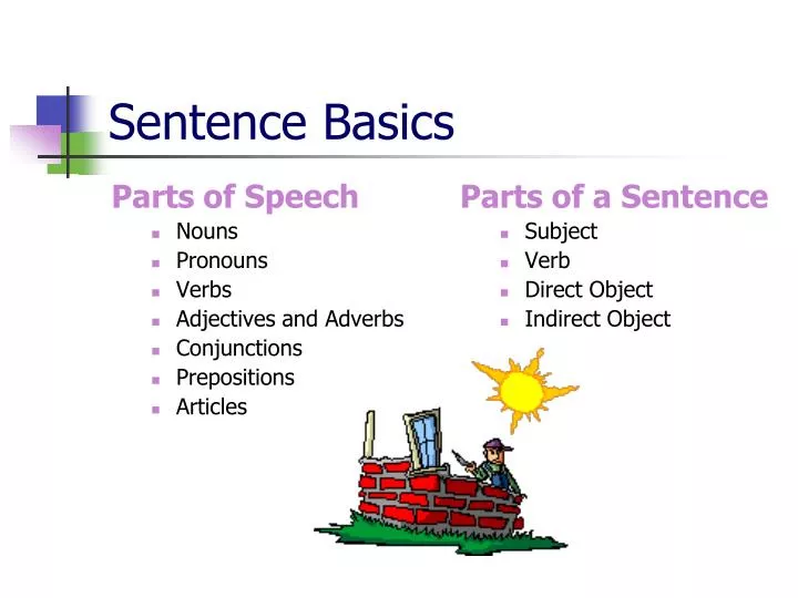 sentence basics