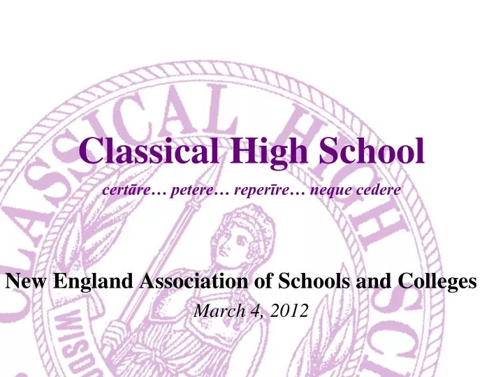 classical high school