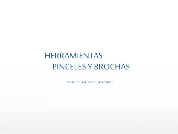 pinceles y brochas