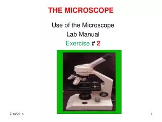 THE MICROSCOPE