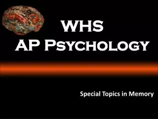 WHS AP Psychology