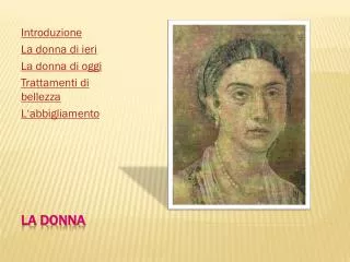 la donna