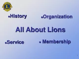 All About Lions