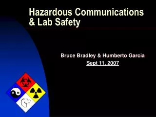 Hazardous Communications &amp; Lab Safety