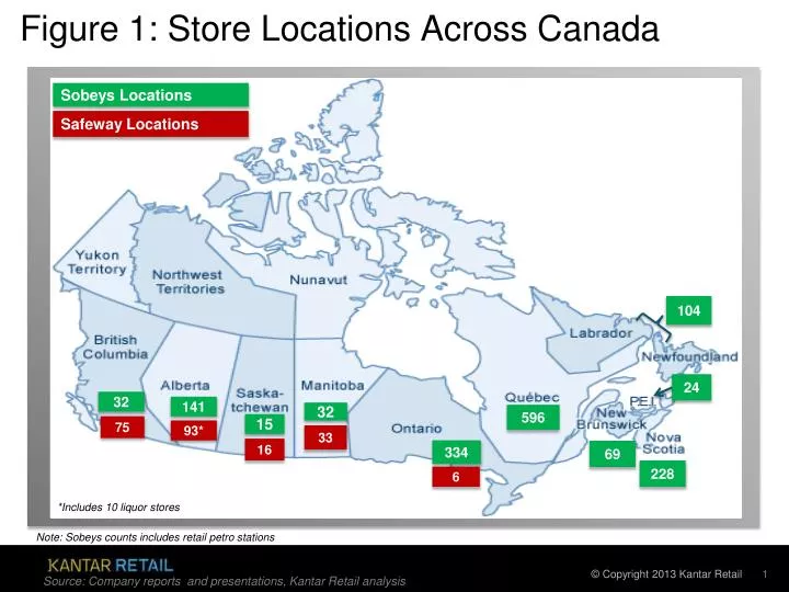 figure 1 store locations across canada