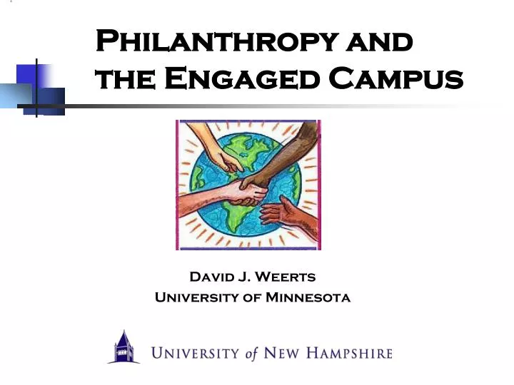 philanthropy and the engaged campus