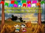 Canditatos a Rainha da pipoca e Rei do amendoim IESA 2010 - slide 1