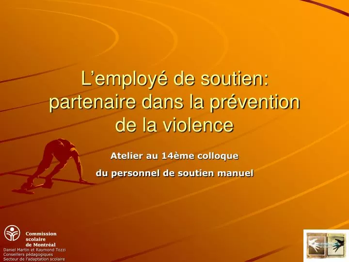 l employ de soutien partenaire dans la pr vention de la violence