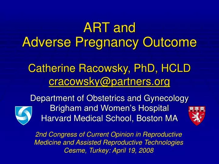 art and adverse pregnancy outcome