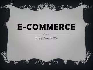e commerce