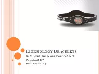 Kinesiology Bracelets