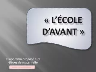 l cole d avant