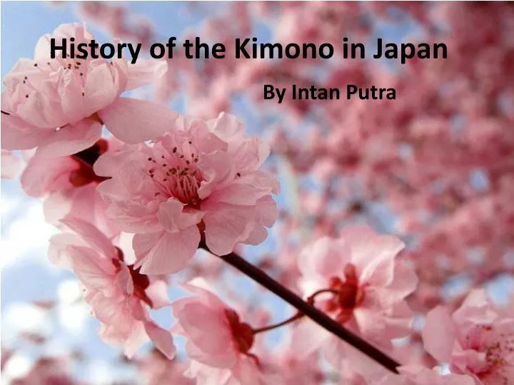 history of the kimono in japan