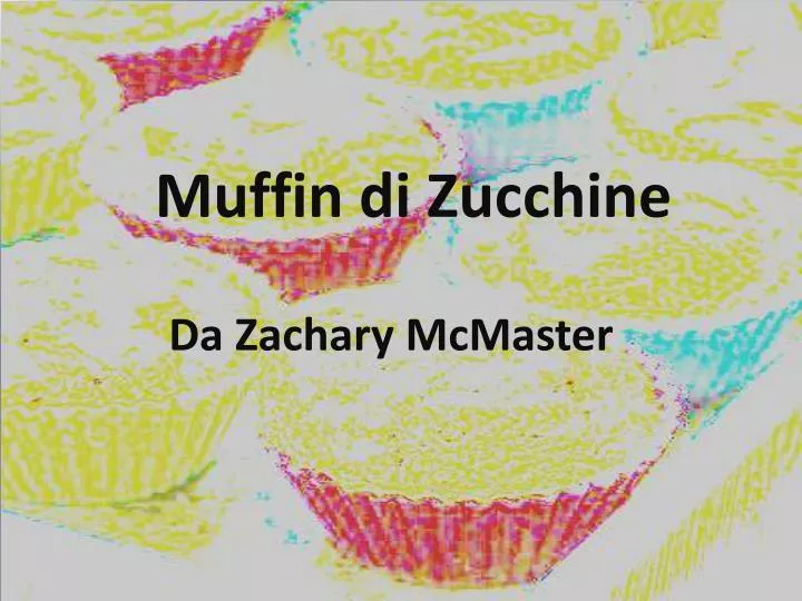 muffin di zucchine