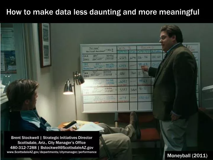 how to make data less daunting and more meaningful