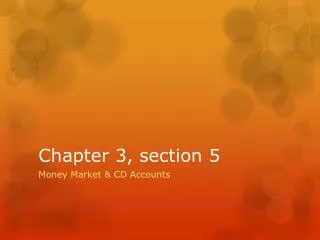 Chapter 3, section 5