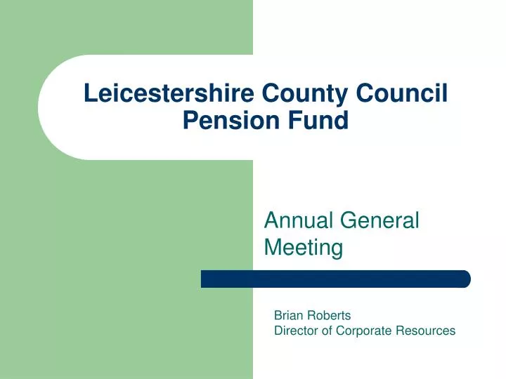 leicestershire county council pension fund