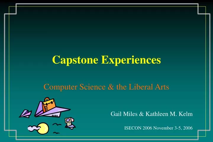 capstone experiences
