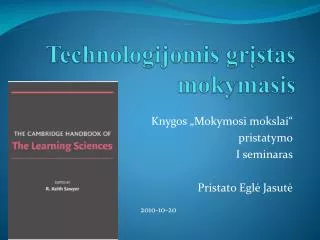 Technologijomis grįstas mokymasis