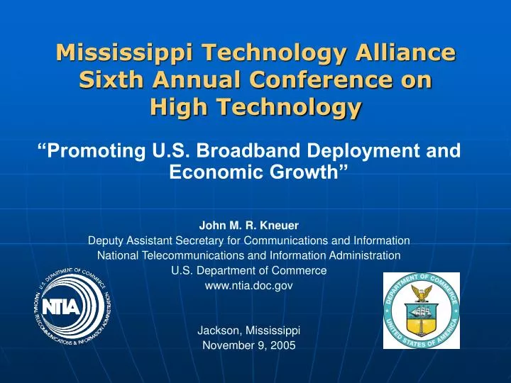 mississippi technology alliance sixth annual conference on high technology