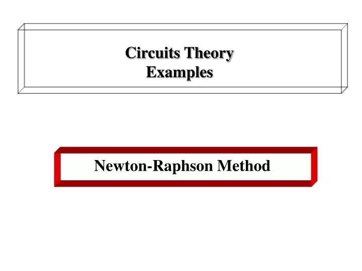 circuits theory examples