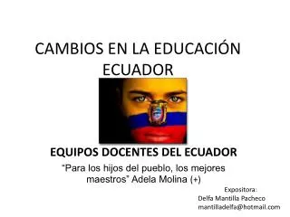 cambios en la educaci n ecuador