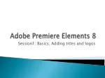 Adobe Premiere Elements 8