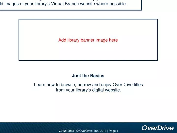 learn how to browse borrow and enjoy overdrive titles from your library s digital website