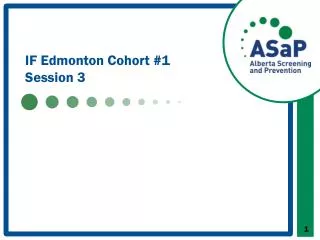 IF Edmonton Cohort #1 Session 3