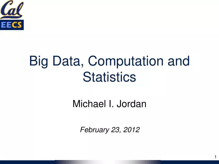 big data computation and statistics