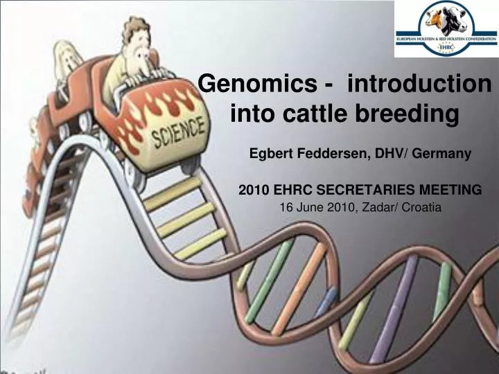 genomics introduction into cattle breeding