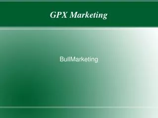 GPX Marketing