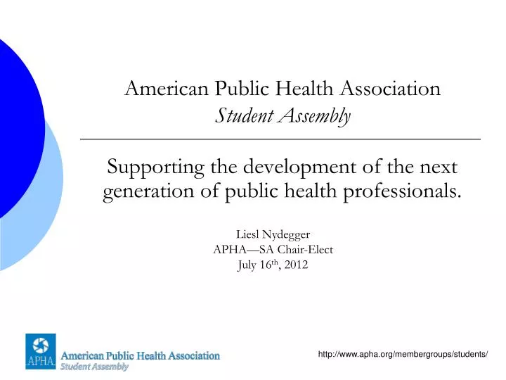 american public health association student assembly