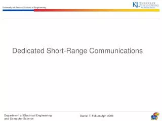 Dedicated Short-Range Communications