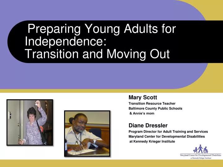 preparing young adults for independence transition and moving out